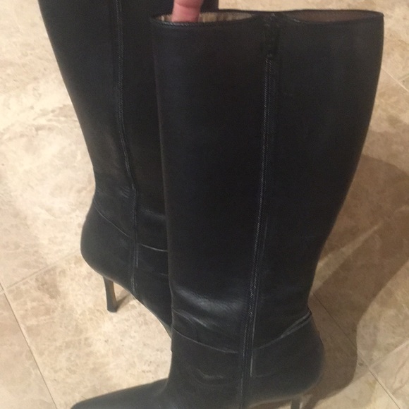 Manolo Blahnik tall black biker boots - Picture 8 of 8